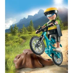 Playmobil 71756 – special plus mountain biker per bambini dai 4 anni> Mondi Immaginari