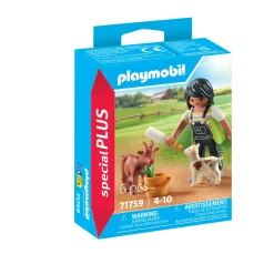 Playmobil 71759 – special plus ragazza con caprette per bambini dai 4 anni> Mondi Immaginari
