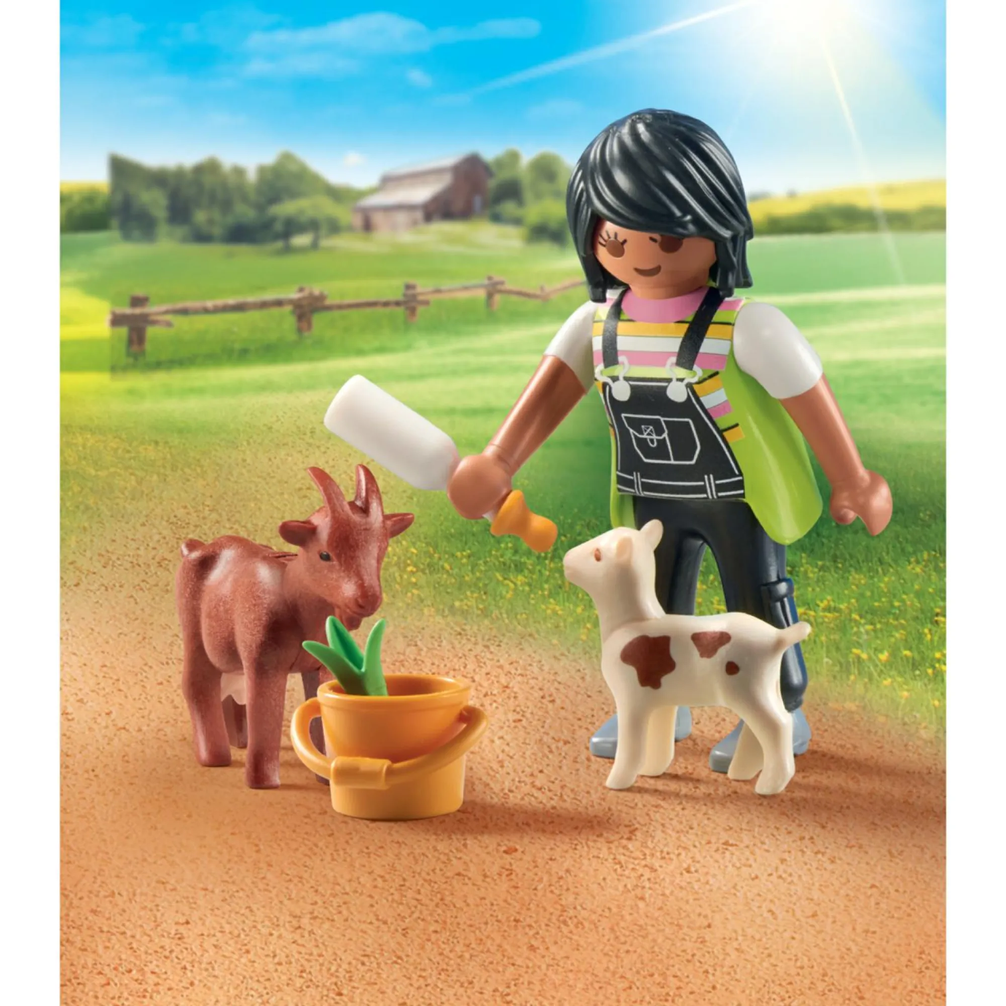 Playmobil 71759 – special plus ragazza con caprette per bambini dai 4 anni> Mondi Immaginari