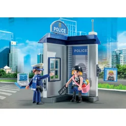 Playmobil 71733 – starter pack interrogatorio della polizia per bambini dai 4 anni> Mondi Immaginari