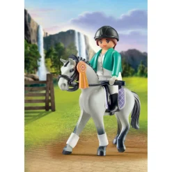 Playmobil 71641 campionessa di equitazione – 4+ anni> Mondi Immaginari