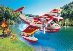 Playmobil 71463 idrovolante dei pompieri per bambini dai 4 anni> Mondi Immaginari