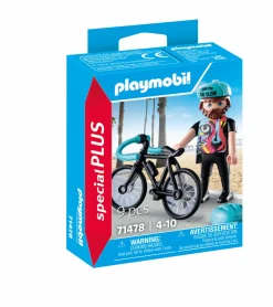 Playmobil 71478 special plus  ciclista su strada per bambini dai 4 anni> Mondi Immaginari