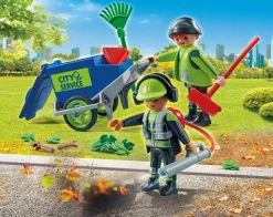 Playmobil 71434 squadra di pulizia per bambini dai 4 anni> Mondi Immaginari