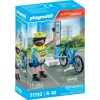 Playmobil action heroes 71732 poliziotto in bicicletta – 4+ anni> Mondi Immaginari