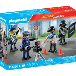 Playmobil action heroes 71730 – set personaggi della polizia per bambini dai 4 anni> Mondi Immaginari