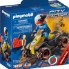 Playmobil city action 71039 quad fuoristrada per bambini dai 4 anni in su> Mondi Immaginari