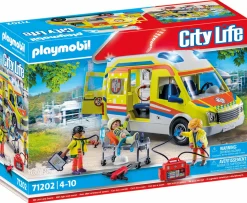 Playmobil city life 71202 ambulanza per bambini dai 4 anni in su> Mondi Immaginari