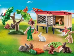 Playmobil country 71252 recinto dei conigli per bambini dai 4 anni in su> Mondi Immaginari