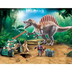 Playmobil dinos 71820 l’attacco dello spinosauro – 4+ anni> Mondi Immaginari