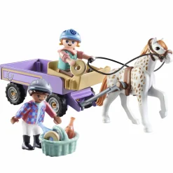 Playmobil horse of waterfall 71496  carrozza con pony per bambini dai 4 anni><noscript><img width=
