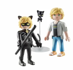 Playmobil miraculous 71337: adrien & chat noir per bambini dai 4 anni><noscript><img width=