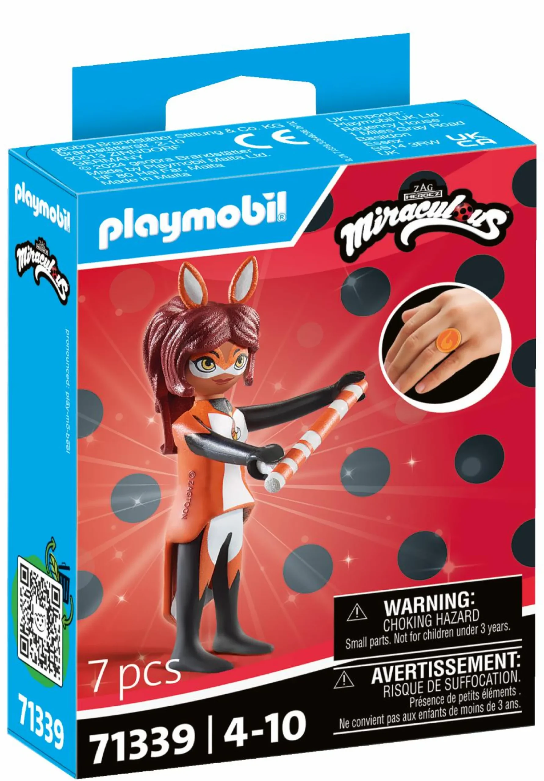 Playmobil miraculous 71339 volpe rossa per bambini dai 4 anni> Mondi Immaginari