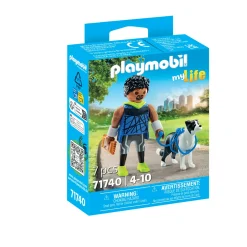 Playmobil my life 71740 border collie con personaggio – 4+ anni> Mondi Immaginari