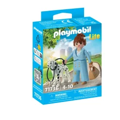 Playmobil my life 71736 dalmata con personaggio – 4+ anni> Mondi Immaginari
