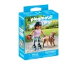 Playmobil my life 71739 golden retriever con personaggio – 4+ anni> Mondi Immaginari