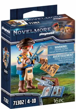 Playmobil novelmore 71302 dario con strumenti, giocattolo per bambini dai 4 anni in su> Mondi Immaginari