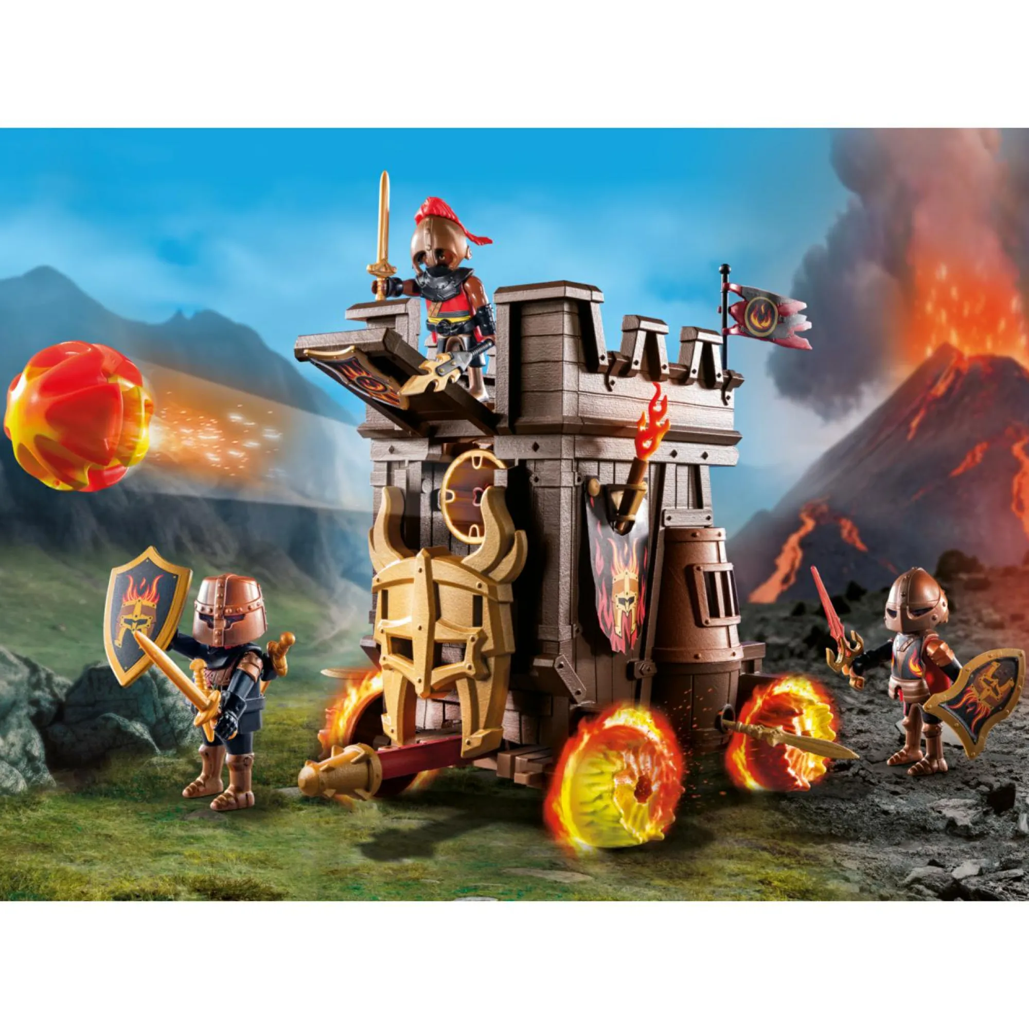 Playmobil novelmore carro d’assalto con cannone per bambini dai 4 anni – gioco avventura> Mondi Immaginari