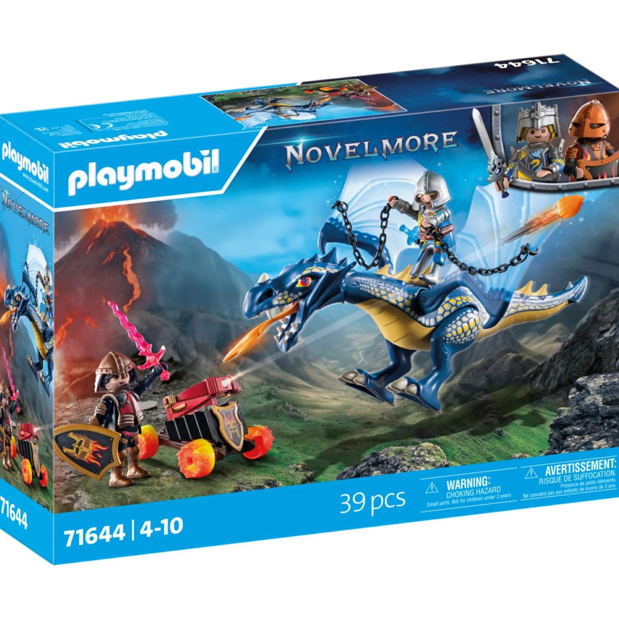 Playmobil novelmore combattimento con drago – giocattolo per bambini dai 4 anni> Mondi Immaginari