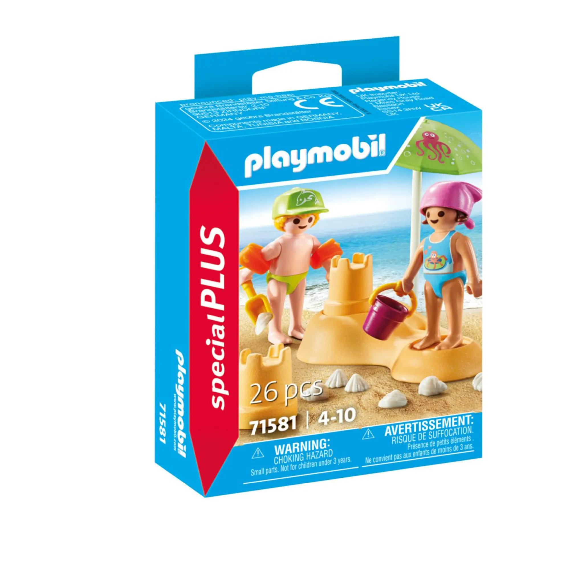 Playmobil special plus 71581 bambini con castello di sabbia per bambini dai 4 anni> Mondi Immaginari