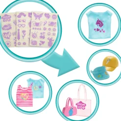 Barbie Playset make & sell boutique, bambola con capelli castani, strumenti per fogli in alluminio, abiti e accessori><noscript><img width=