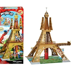Playset deluxe paris miraculous – torre di parigi 1,20m con 40 accessori  – lady bug miracolous> Fashion Dolls