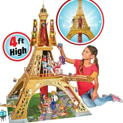 Playset deluxe paris miraculous – torre di parigi 1,20m con 40 accessori  – lady bug miracolous> Fashion Dolls