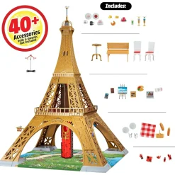 Playset deluxe paris miraculous – torre di parigi 1,20m con 40 accessori  – lady bug miracolous><noscript><img width=