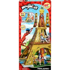 Playset deluxe paris miraculous – torre di parigi 1,20m con 40 accessori  – lady bug miracolous><noscript><img width=