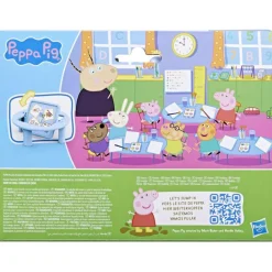 PEPPA PIG Playset va a scuola – 5 personaggi e 6 accessori – 3+><noscript><img width=