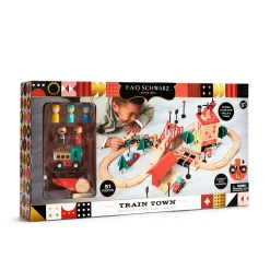 FAO Schwarz Playset trenino con pista e città> Mondi Immaginari