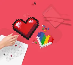 Plus-Plus puzzle hearts 250pcs> Set Costruzioni