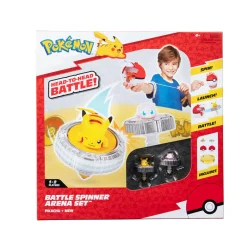 POKEMON Pokémon arena di combattimento con trottola e due personaggi> Action Figures