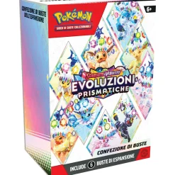 POKEMON Pokémon confezione di buste dell’espansione scarlatto e violetto – evoluzioni prismatiche> Giochi Di Società Per Bambini