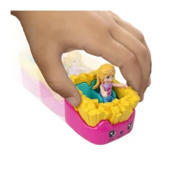 Polly Pocket – tiny take out reveal, cofanetto a tema merenda con mini bambola, veicolo e quattro accessori><noscript><img width=