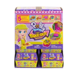 Polly Pocket – tiny take out reveal, cofanetto a tema merenda con mini bambola, veicolo e quattro accessori><noscript><img width=