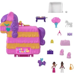 Polly Pocket cofanetto playset festa con la piñata> Mini Dolls