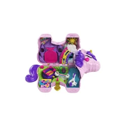 Polly Pocket - unicorno magiche sorprese playset con micro bambole polly e lila e tanti accessori> Mini Dolls