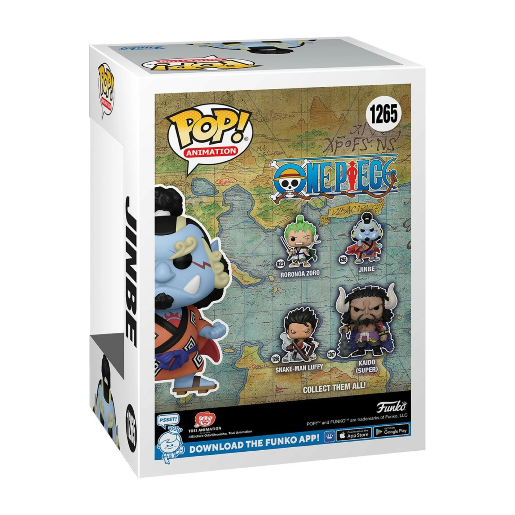 FUNKO POP! Pop animation: one piece- jinbe w/ chase> Funko Da Collezione|Action Figures