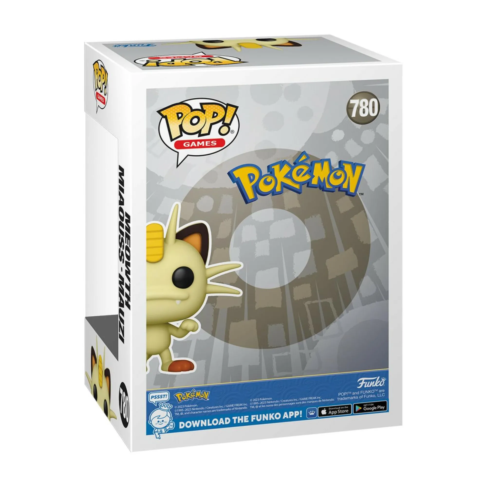 FUNKO POP! Pop games: pokemon- meowth(emea)> Funko Da Collezione|Action Figures