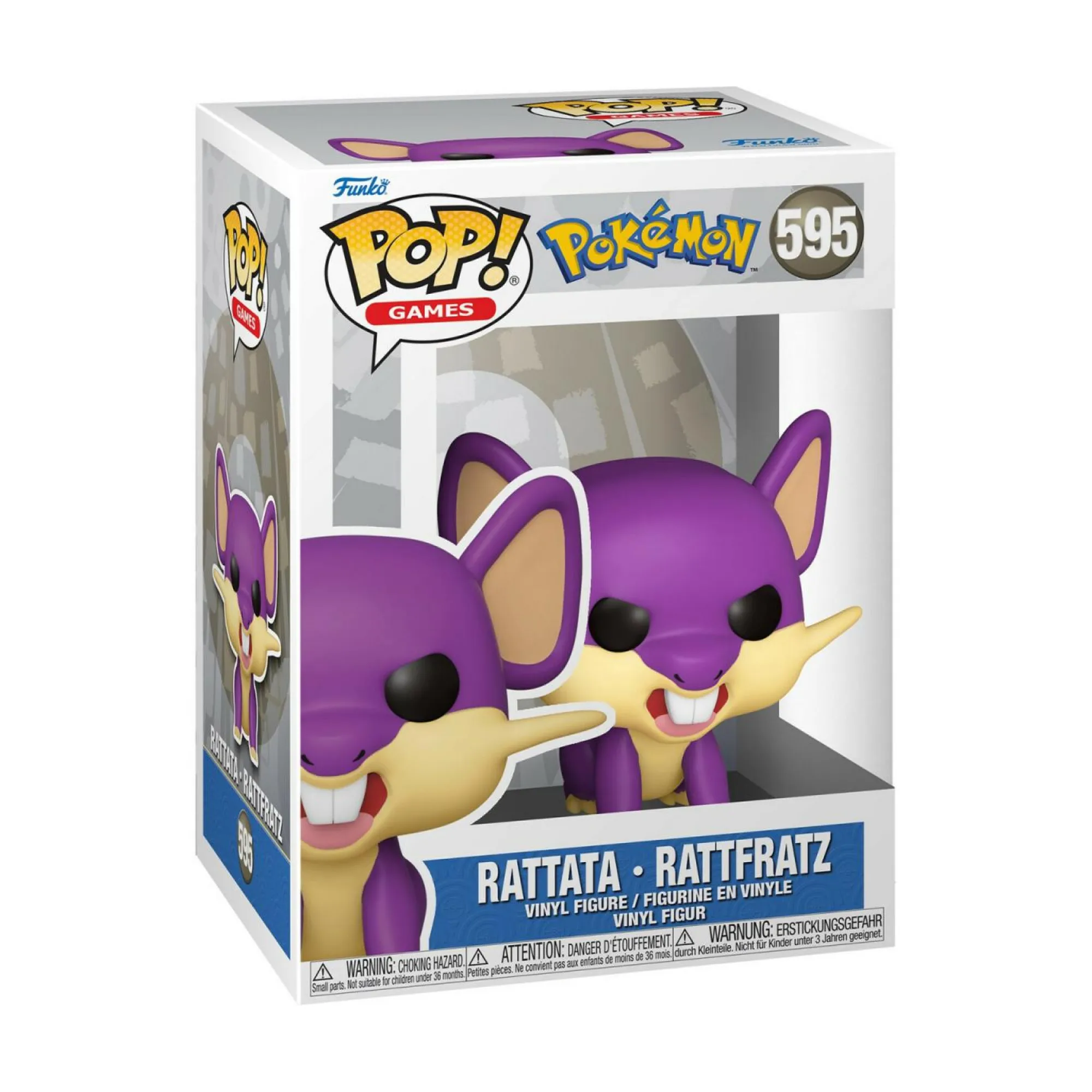 FUNKO POP! Pop games: pokemon- rattata(emea)> Funko Da Collezione|Action Figures