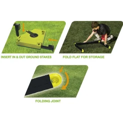 SUN&SPORT Porta calcio pieghevole><noscript><img width=