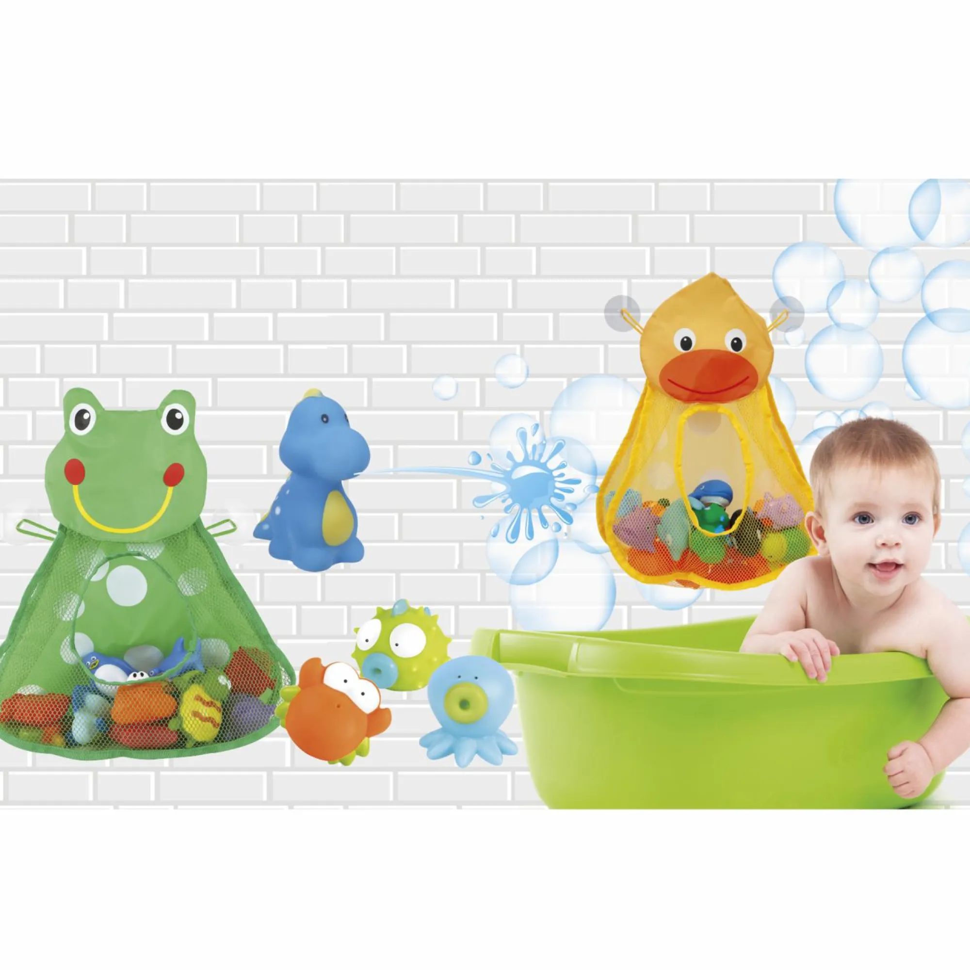 BABY SMILE Portagiochi bagno> Giochi Da Bagno