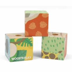 WOOD 'N' PLAY Puzzle a cubi> Giochi Di Apprendimento