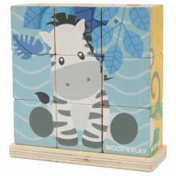 WOOD 'N' PLAY Puzzle a cubi> Giochi Di Apprendimento