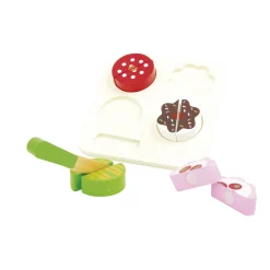 WOOD 'N' PLAY Puzzle alimenti in legno assortito – wood “n” play> Puzzle In Legno