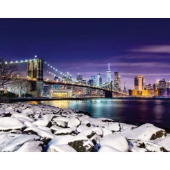 RAVENSBURGER Puzzle 1500 pezzi – inverno a new york, collezione paesaggi per adulti> Puzzle 1000 Pezzi