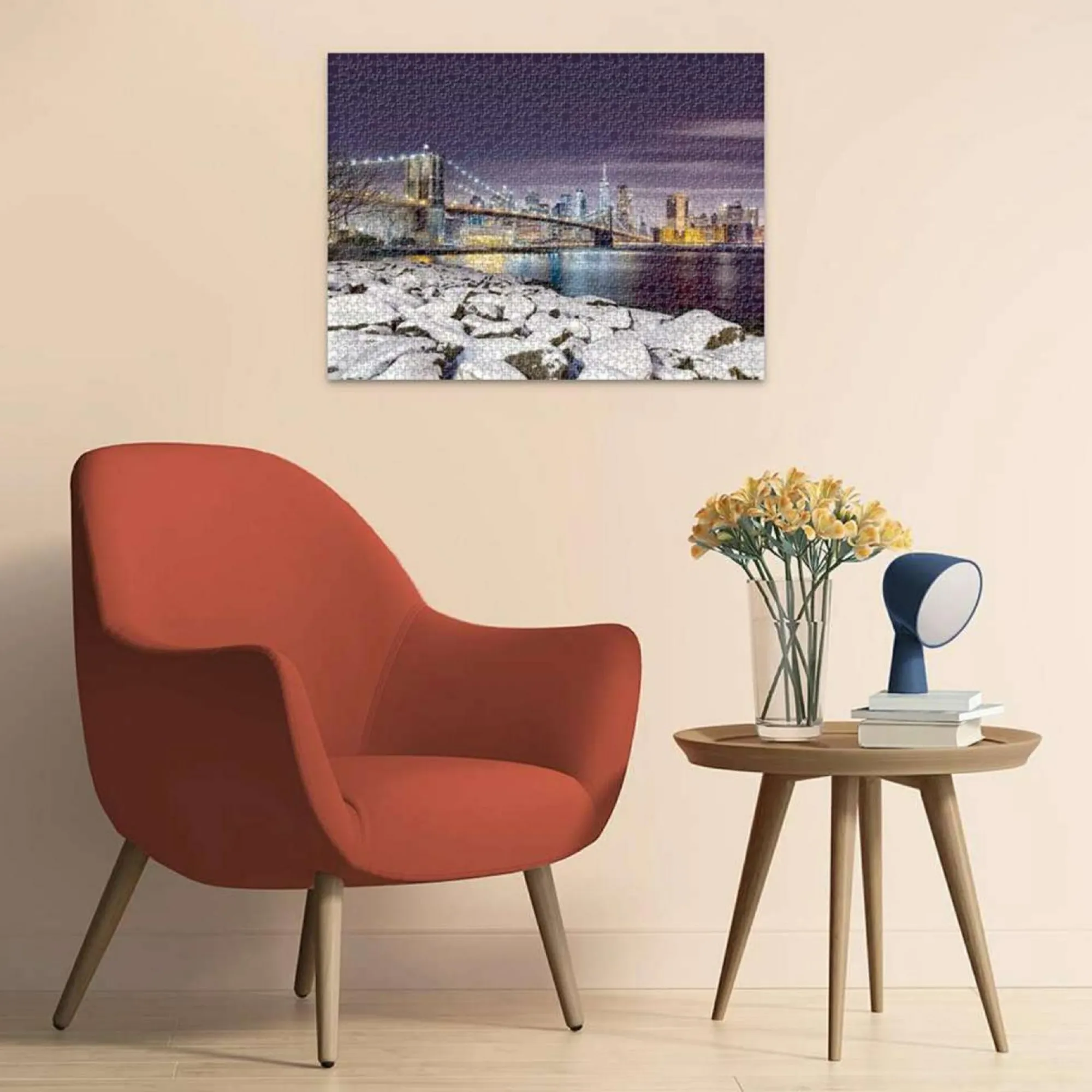 RAVENSBURGER Puzzle 1500 pezzi – inverno a new york, collezione paesaggi per adulti> Puzzle 1000 Pezzi