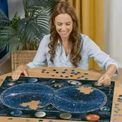 RAVENSBURGER Puzzle 1500 pezzi – planisfero celeste – puzzle per adulti> Puzzle 1000 Pezzi