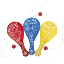 SUN&SPORT Racchette con pallina rimbalzante attaccata – paddle set – divertiti con colpi e palleggi – disponibile in 3 colori><noscript><img width=